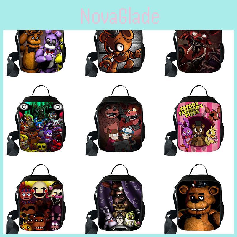 Five Nights At Freddy's Thermal Lunch Box With Smooth Zippers And Oxford Material