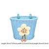 Cesto Bici per Bambini Manico Resistente Cesto Portaoggetti da Manubrio con Cinghie Regolabili in PU per Bambini Perfetto per Bici all'Aperto Ciclismo Picn