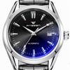 Neue Mode Blaues Licht Automatische Mechanische Uhren Business Herren Luxusuhr Lässige Kalender Armbanduhren Männliche Geschenke Uhren