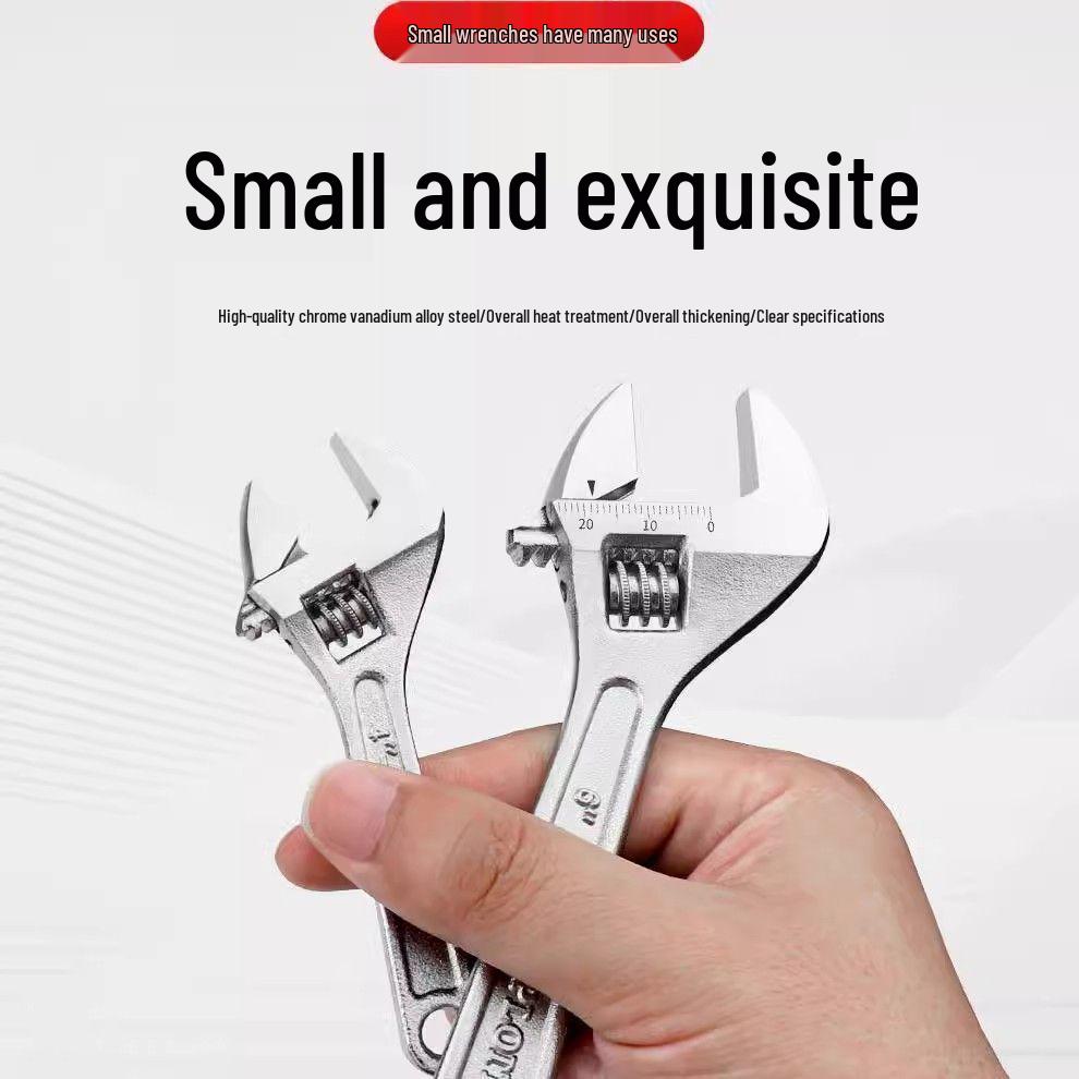 Universal Adjustable 4" & 6" Mini Multi-Function Plumbing Wrench Tool