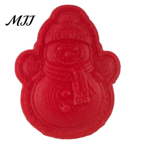 Festive Pattern Embosser Christmas Mini Pie Mold, Plastic Hand Press Kitchen Gadget for Cookies Durable Decorative Bakeware Pastries And Fondant Tool