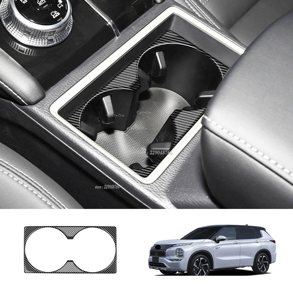 Interior Accessories For Mitsubishi outlander 23 2024 Front Rear Seat Water Cup Holder Sticker Gear Shift Panel Cover Trim
