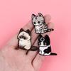 Loading... Cats Enamel Pin Cute Cartoon Animals Brooch Lapel Pins Badge Backpack Clothing Decor Fashion Jewelry Gifts