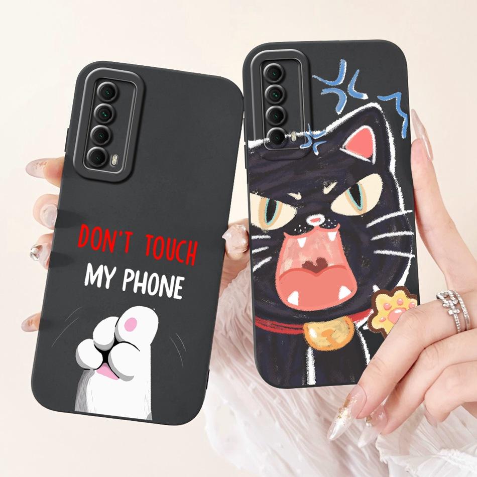 Für Huawei P Smart 2021 Hülle Huawei Y7a PPA-LX3 PPA-LX2 PPA-LX3 Süßer Panda Hase Weiches Silikon Stoßfeste Handyhüllen