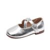 2026 Spring/Autumn Girls' Leather Star Dance Princess Shoes