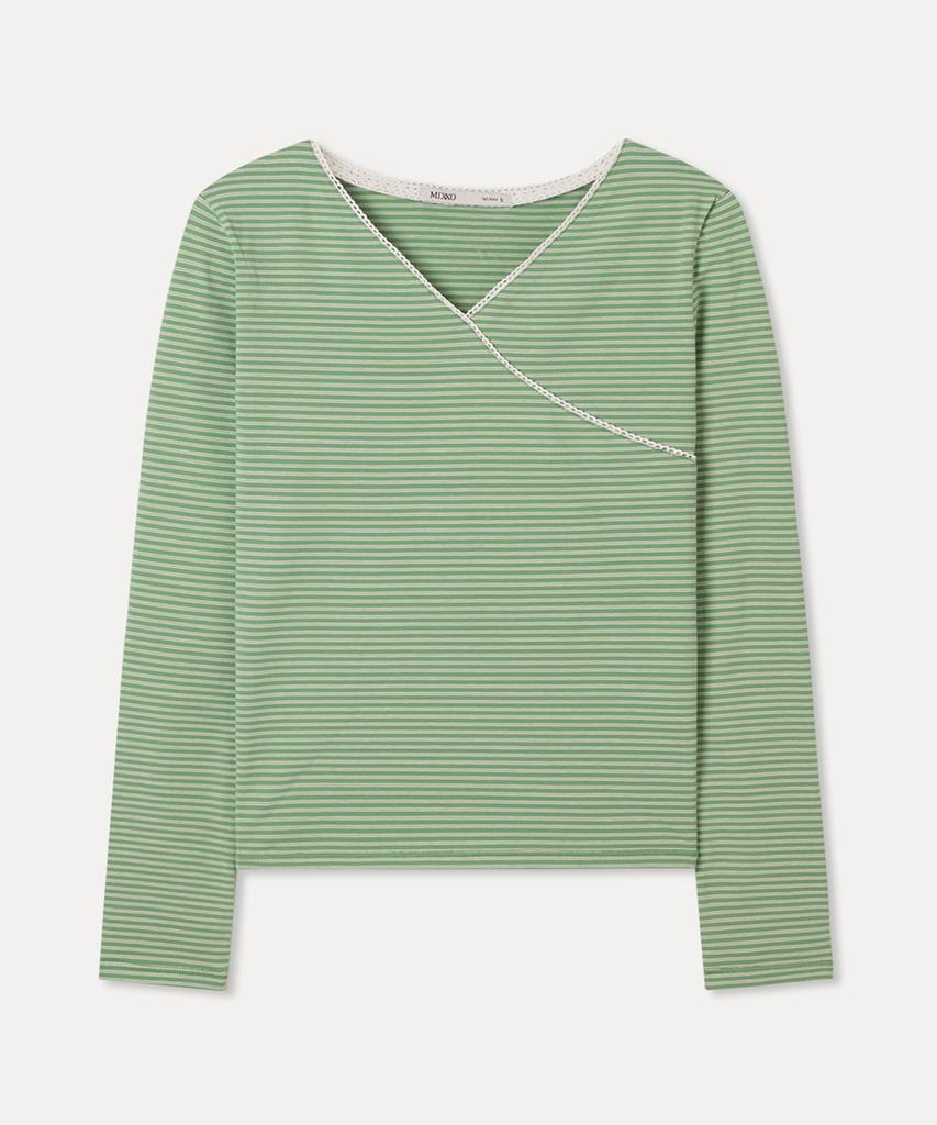 MIXXO Striped Long Sleeve T-Shirt_Miwlwg422A