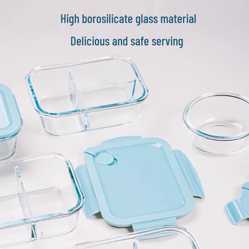 Glass Lunch Box Set