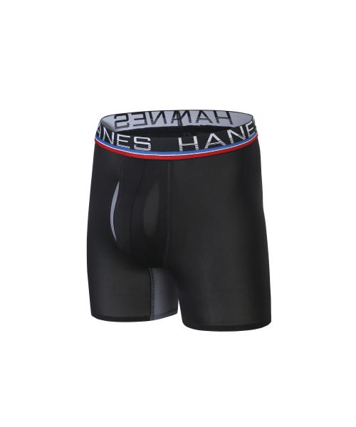 

[Hanes] Боксеры с поддерживающим карманом (X-Temp) Черный [Отправлено из Кореи] 100% Оригинал M