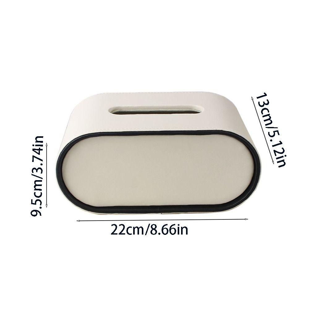 Multi-functional Paper Towel Box Leather Paper Towel Dispenser Napkin Storage Case  Car