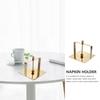 1Pcs Elegant Simple Design Napkin Holder High Strength Scratch Resistant Desktop Tissue Rack for Household Commercial Use Paper