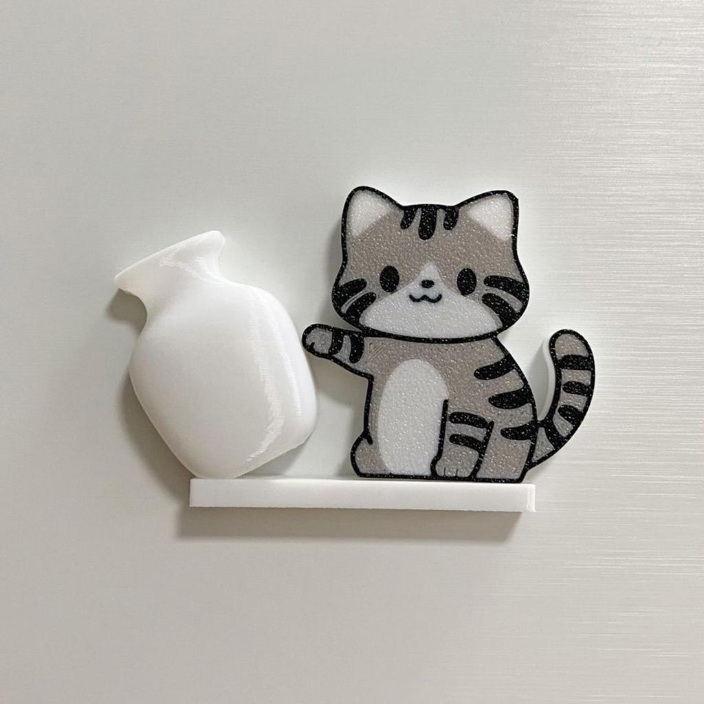 4 Pieces Acrylic Cat Whisker Jar Magnetic Keepsake Bottle Magnet Acrylic Pet Memorial Decor for Family Friends Students Adults