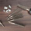 Wire Brush Drill Bore Cleaning Brush 1/4 " Hexagonal Handle Stainless Steel Brush for Anti-rust Cleaning of Pipe Ports 8-19mm
