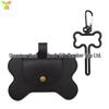 Spot PU Leather Bone-Shaped Pet Waste Bag Dispenser for Cats and Dogs