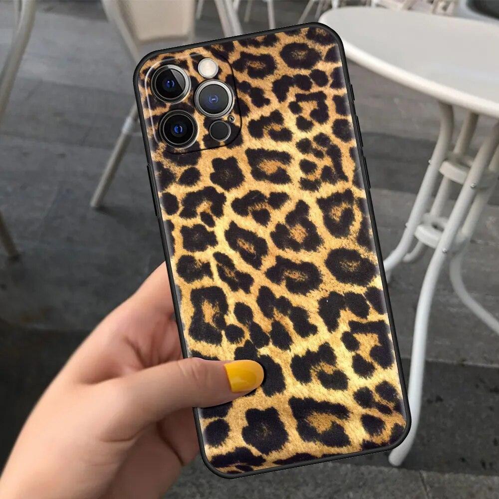 Cheetah Panther Phone Case For iPhone Samsung Galaxy Redmi Xiaomi Oppo OnePlus Note S A 7 8 9 10 11 12 13 14 20 21 22 23 53 54 Pro Max Ultra TPU Soft