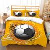 Completo Lenzuola Moda Pittura Calcio Set Letto Casa Nuovi Freschi Copripiumini Biancheria da Letto Casa Copripiumino Alta Qualità