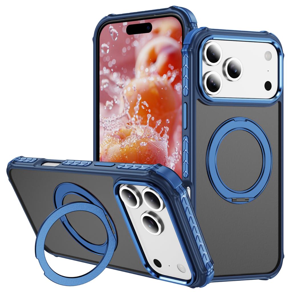 For iPhone 17 Pro Case Compatible with MagSafe Skin Touch Airbag Anti Drop TPU+PC Phone Cover