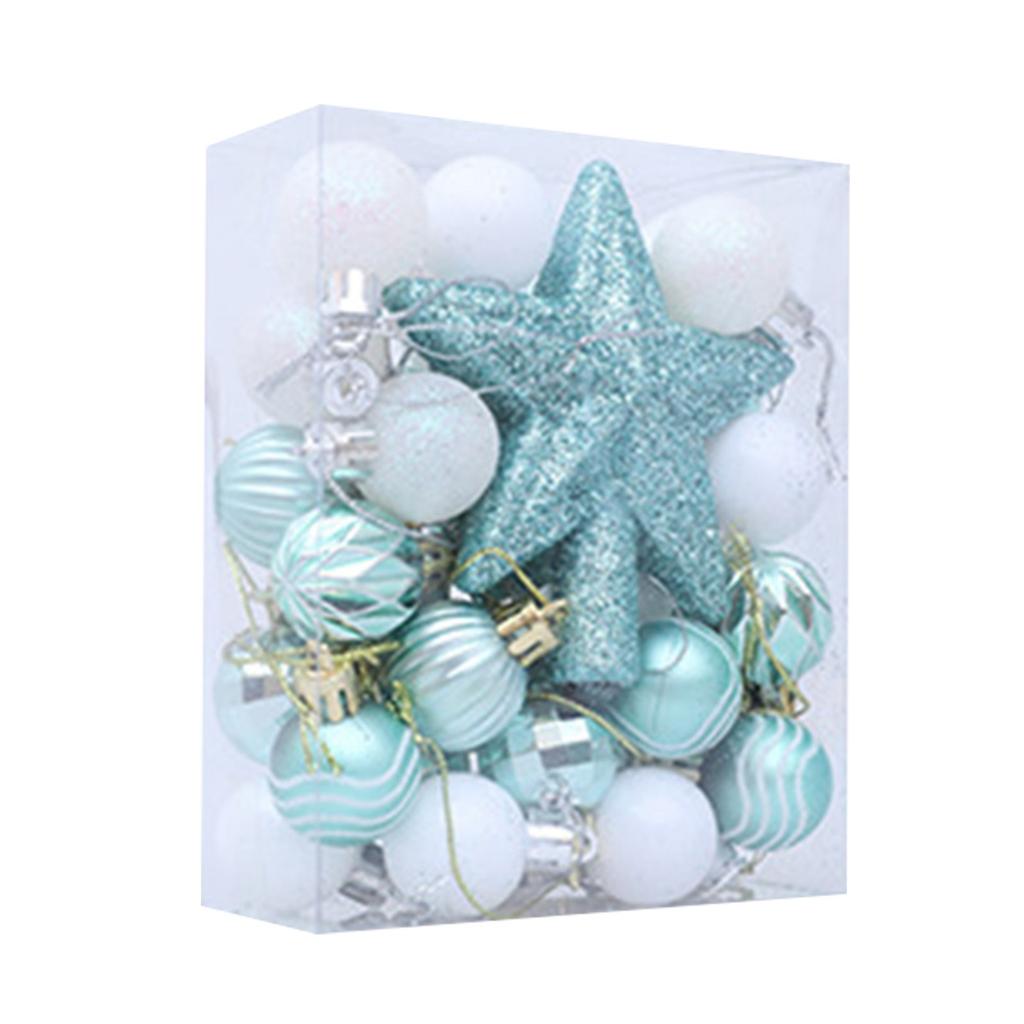 36 Piece Set Of Shatterproof Christmas Baubles For Decorating Christmas Trees, Hanging Ball Set For Christmas Party Decorations
