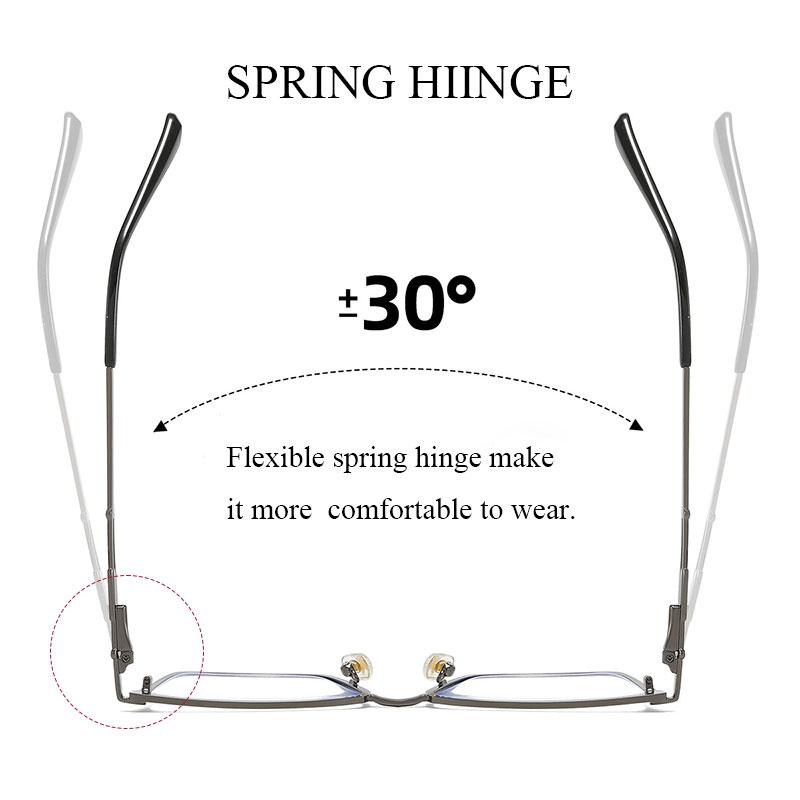 Business Anti Blue Rays Vision Glasses Men -6.00