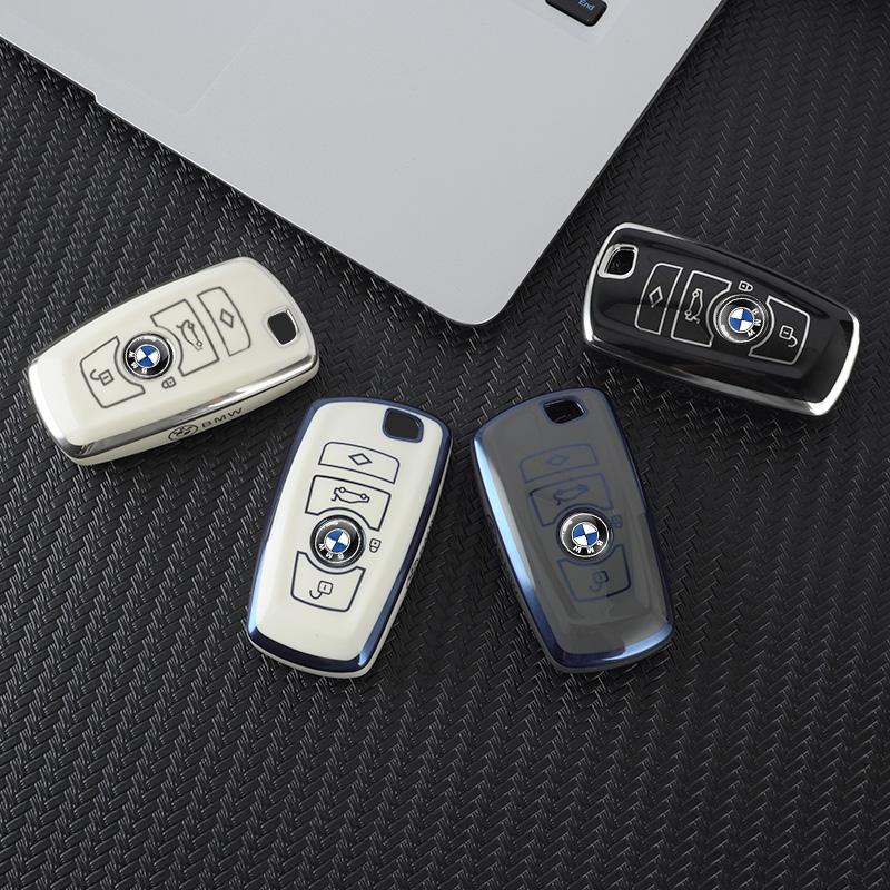 CMU2  Soft TPU For BMW 530i 550i 320i 1 2 3 4 5 Series 118i 225i M240i F20 F21 F30 F31 F25 F01 Car Key Cover Case All-Inclusive Shell