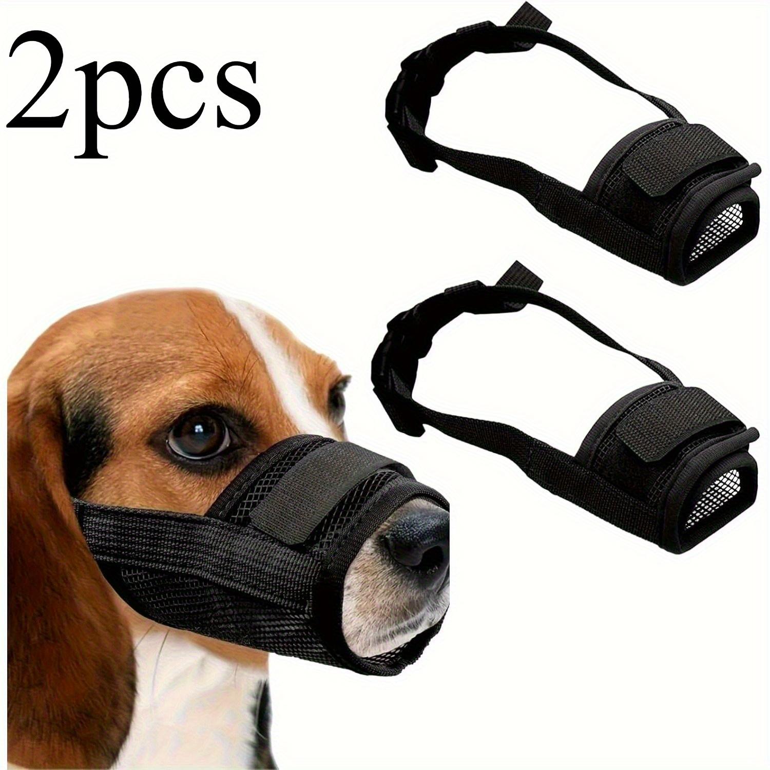 

Для собак, маска - с регулируемой защитой от укусов и защитой от побега, дышащий сетчатый ремешок, регулируемый пояс для всех пород собак M чёрный