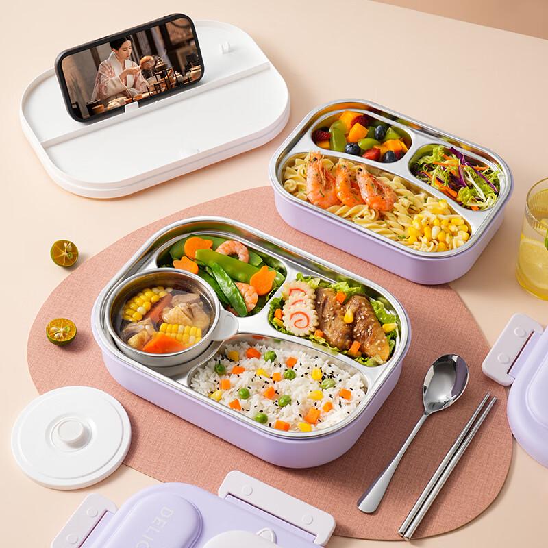 Cute Cat 304 Stainless Steel Bento Lunch Box