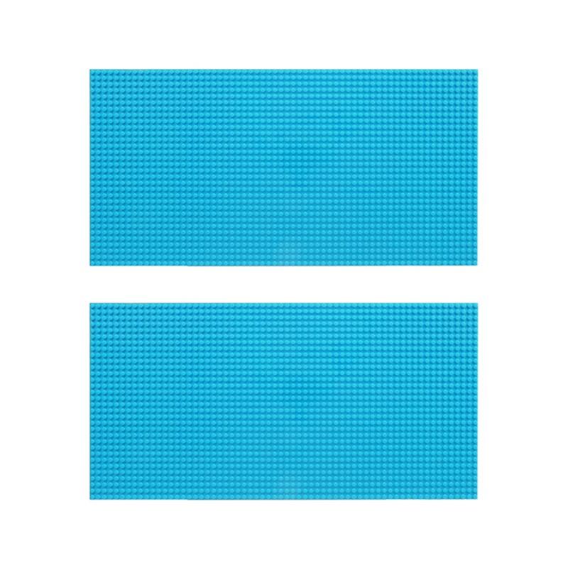 Non-Toxic 2Pcs 32X64 Holes Large Classic Building Blocks Base Plate - Compatible With Brand Toys Diy Assembled Wallchristmas Hallow Gift