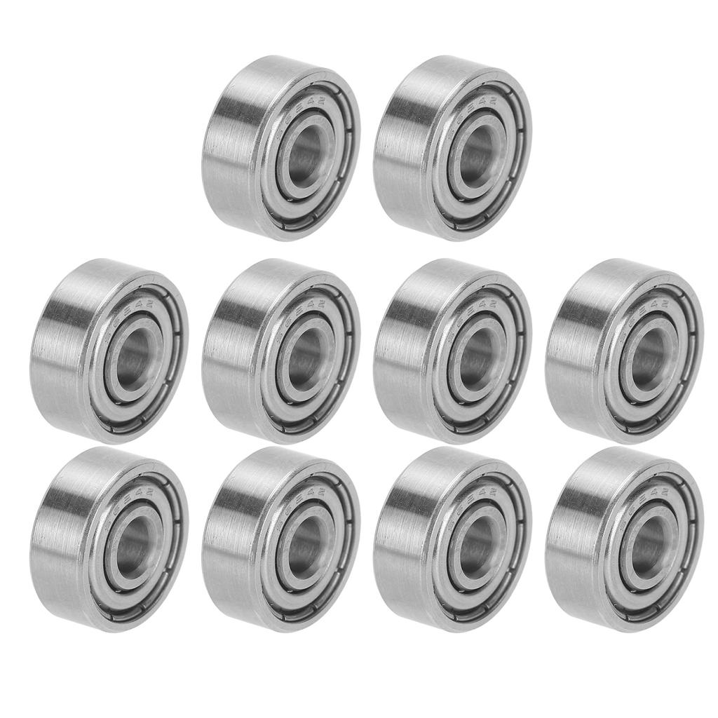 10PCS S624ZZ 4x13x5mm kuličková ložiska z nerezové oceli pro longboardy díly kolečkových bruslí