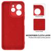 For TECNO Spark 30C 5G/Pop 9 5G Case Liquid Silicone Phone Back Cover with Hand Strap