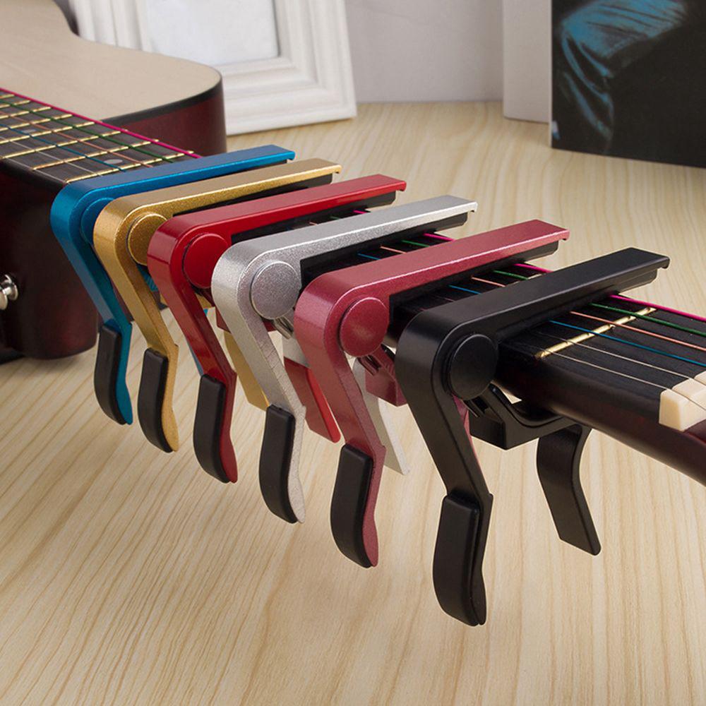 Acoustic/Electric/Classic Spring Trigger Key Clamp Aluminium Alloy Guitar Capo Quick Change