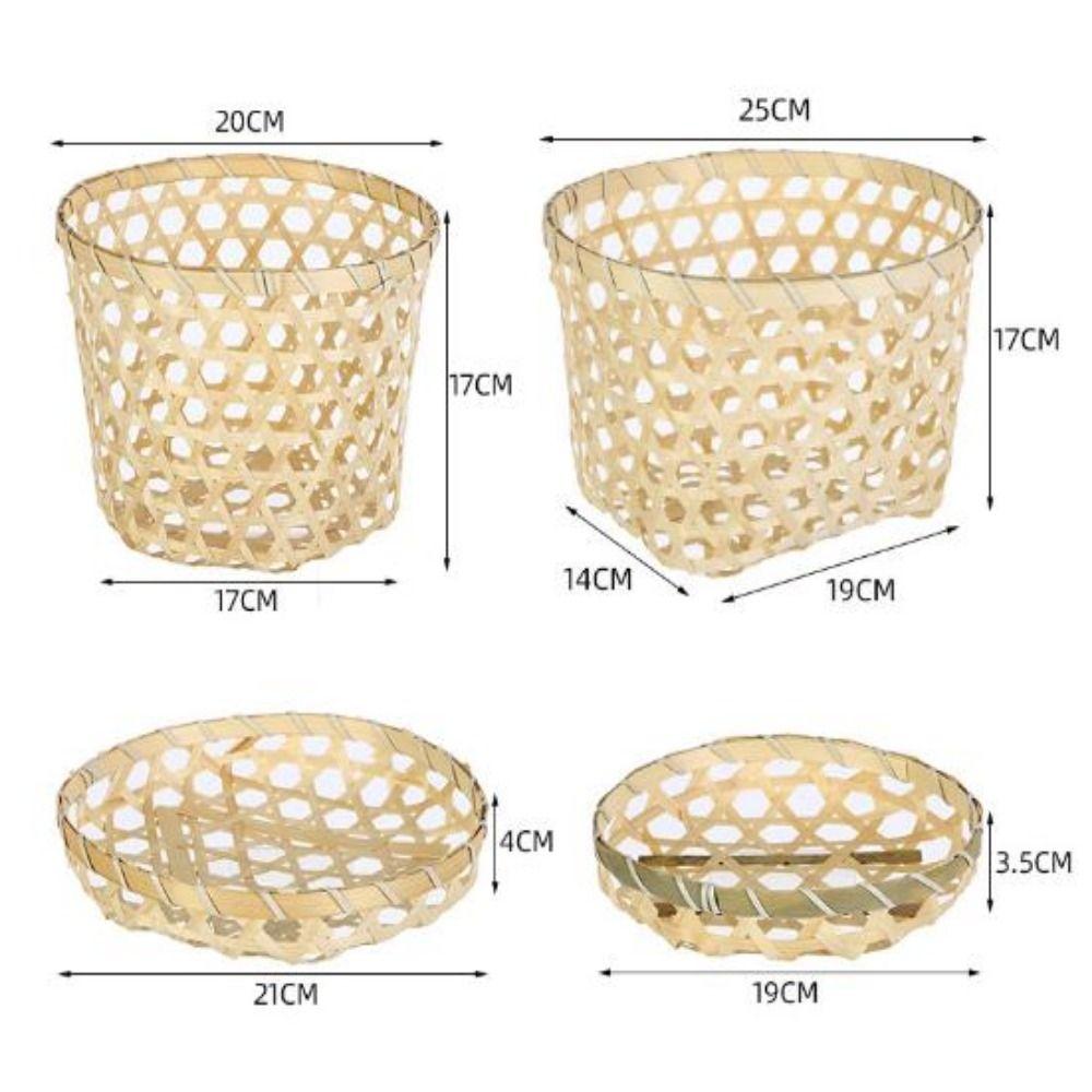 Round Drain Water Sieve Raft Dustpan 4 Styles Rice Fruit Bread Basket  Daily Use Storage