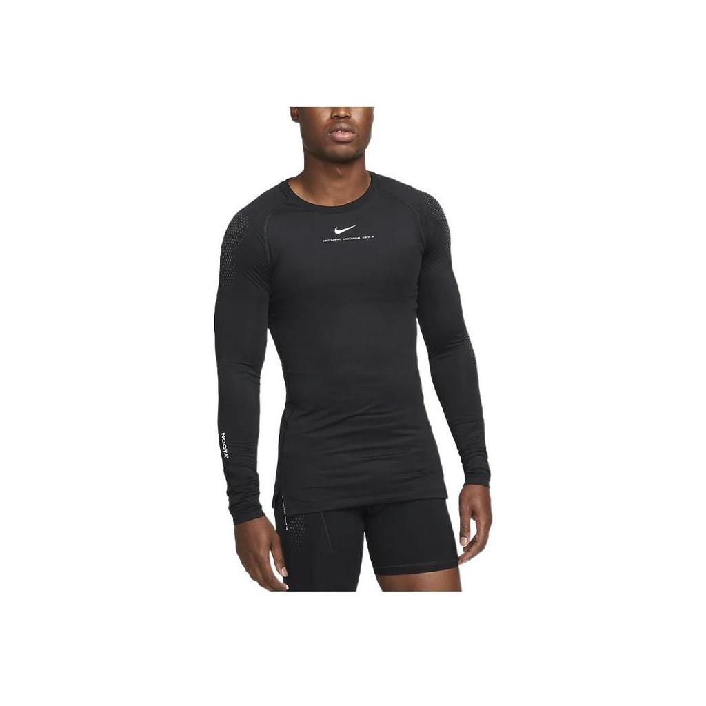 Nike X NOCTA Basquetebol Camiseta Interior de Manga Comprida Preto Masculino Streetwear DN0001-010