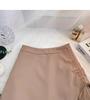 Spring 2024 Women's High-Waist Slim A-Line Pleated Drawstring Skirt