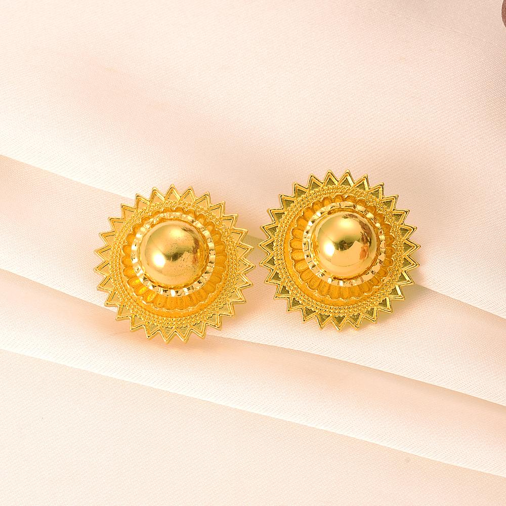 Ethiopian Pendant Zircon And Eritrean Necklaces Earrings Ring For Women Gold Color African Wedding Gifts