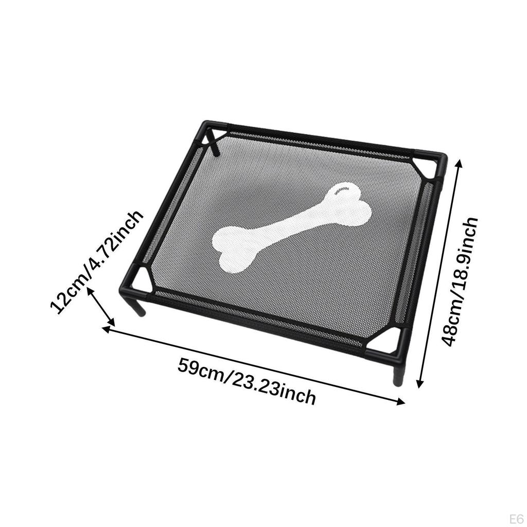 Cooling Elevated Pet Bed Comfortable Breathable Furniture Small Medium Dogs Raised