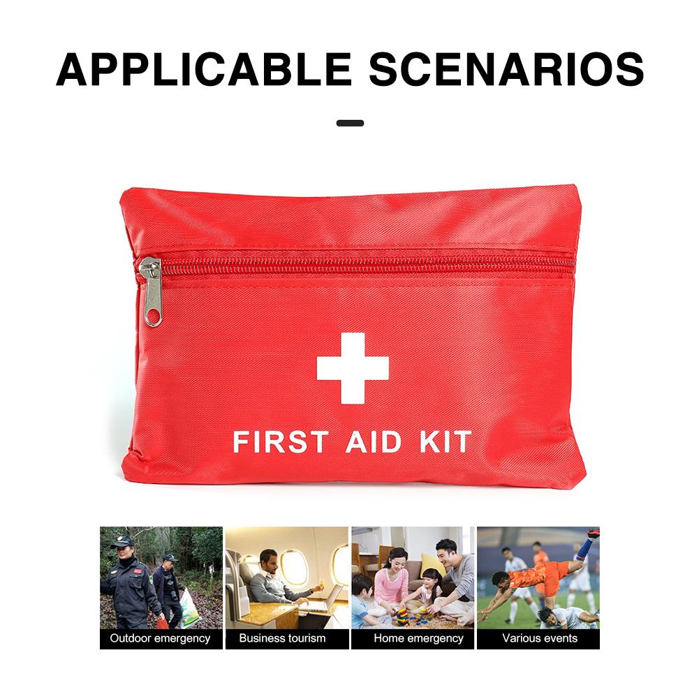 Mini Emergency  Storage Bag Small  Bag First Aid Kit Empty Bag for Car Home Office Travel Camping Sports Outdoor