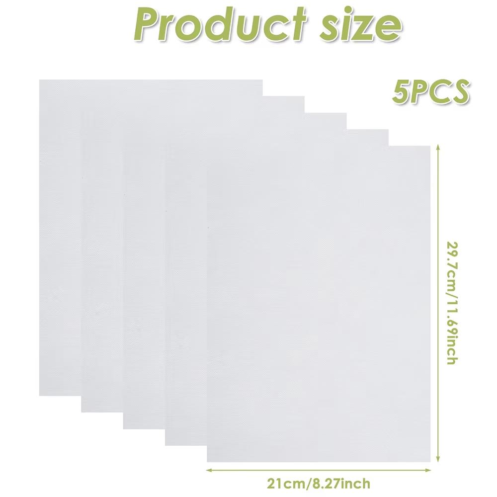 10/5Pcs Water Soluble Embroidery Stabilizer Self Adhesive Hand Embroidered Patterns Printable Paper Sewing DIY Accessories