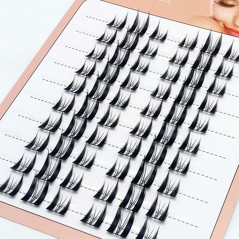 

Ресницы пучки подсолнух белые лунные - для самостоятельного наращивания, сегментированные