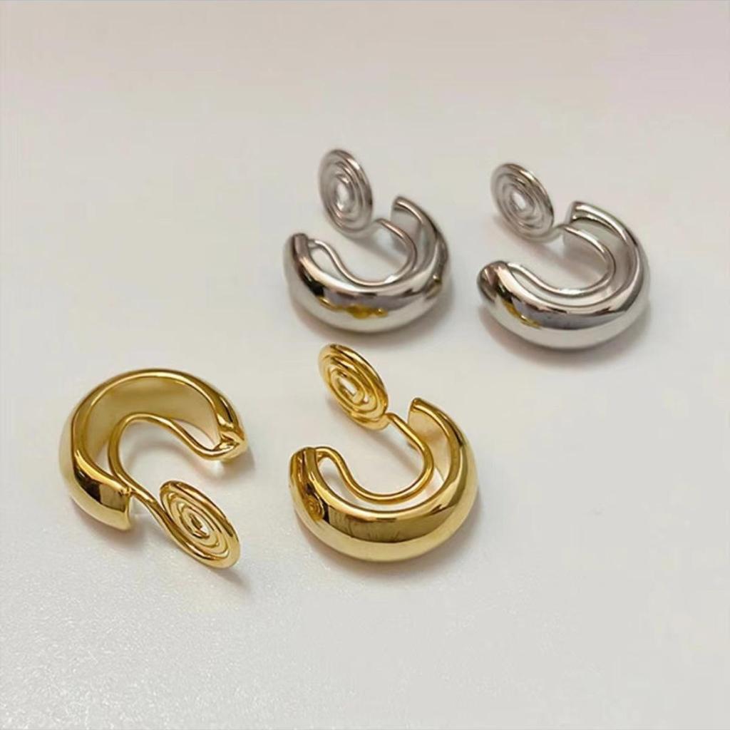 Chic and Trendy Small Hoop Earrings - Stylish Niche Design Accessories