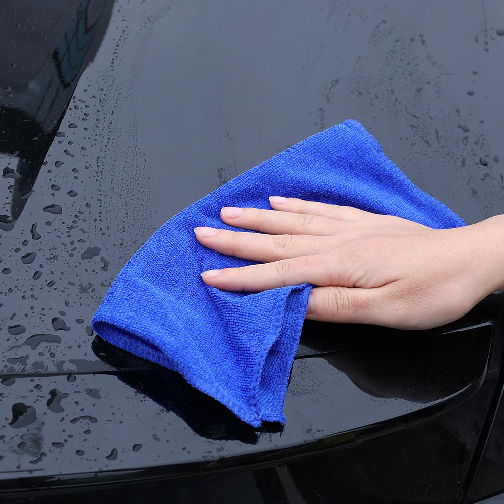 Microfiber 201Pcs Car Wash Towels Absorbent Drying Hemming Car Care Cloth Household Kitchen Bathroom Cleaning Cloths Towel Rags