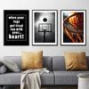 Basketball Dream Inspirational Quotes Canvas Wall Art Painting Poster for Players Fans Living Room Boy Bedroom Home Decor Mural