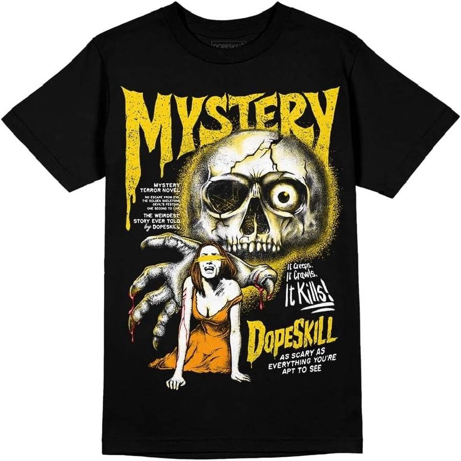 

DopeSkill Graphic Tee Streetwear Hip Hop Hypebeast Street Style Unisex T-Shirt Sneaker Colour Matching Shirts Horror Skeleton XXXXXL чорний