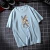 KK Large Size Men Short Sleeves T-shirt 100% Cotton Casual Tee Shirt S-6XL