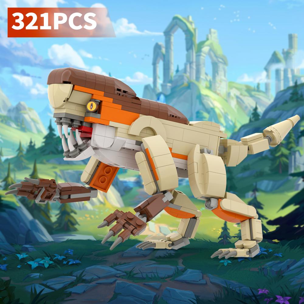 Ensemble de Blocs de Construction Géants Dinosaures - Expert Créatif Modèles de Briques Indominus Rex, Triceratops et Tyrannosaure Rex