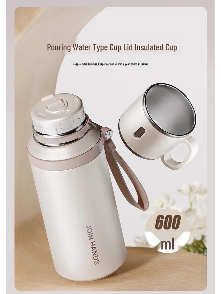 Stylish 316 Stainless Steel Insulated Water Cup for Kids - Perfect for School