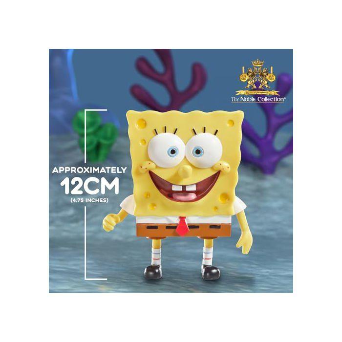 Figurine d'action - The Noble Collection - Bendable SpongeBob - Articulée - Durable - 9.5x6x11.5 cm