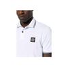 STONE ISLAND Color Block Striped Pullover Short Sleeve Polo Shirt Men Polo Shirts White 80152SC18-A1001