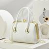 Pu Mini Square Bag With Stitching For Daily Urban Style Fashion Accessory