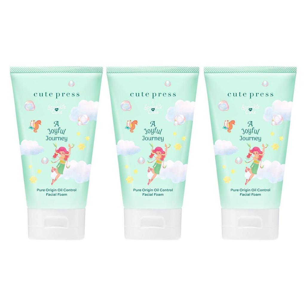 Cute Press Eine freudige Reise Pure Origin Oil Control Gesichtsschaum 120 g.
