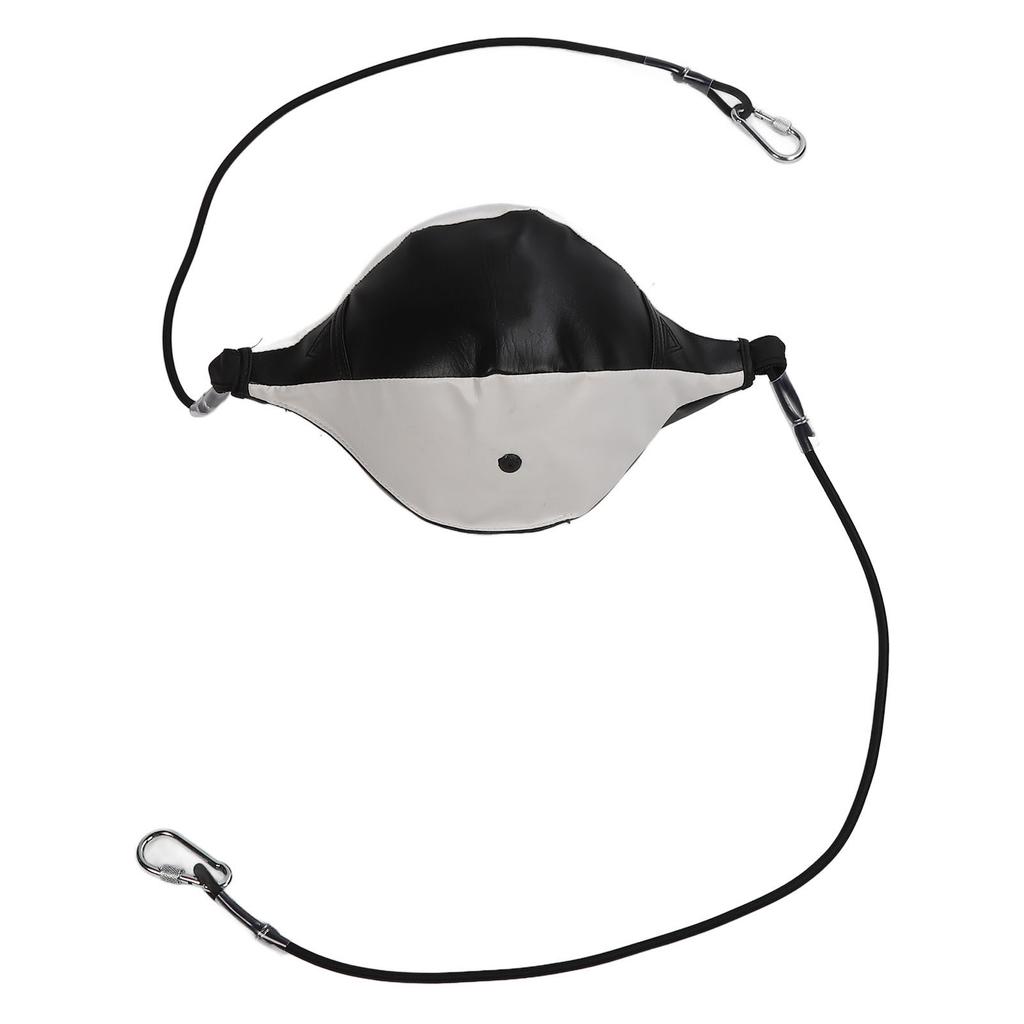 Double End Punching with Cord Inflator PU Leather Enhance Double End Speed Boxing Bag