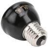 E27 Animal Heating Lamp Harmless and LightFree Black Ceramic Heating Lamp for Reptiles 220230V
